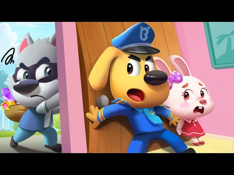 Who's At the Door? | Don't Open The Door To Strangers | Safety Cartoon | Sheriff Labrador | BabyBus