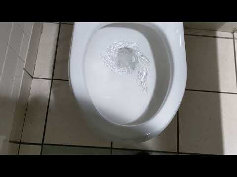 2000s American standard newer afwall toilet (crappy flush)