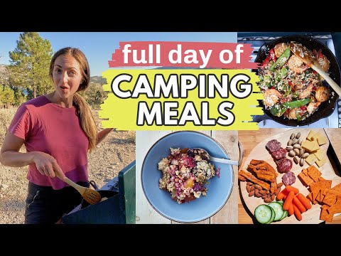 Full day of EASY CAMPING FOOD IDEAS: Delicious camping meals and recipes