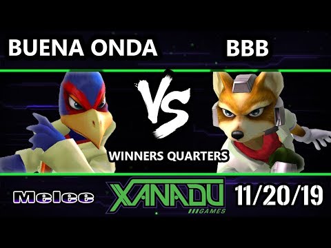 S@X 329 SSBM - BBB (Fox) Vs. Buena Onda (Falco) Smash Melee Winners Quarters