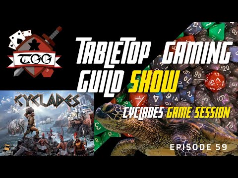 Tabletop Gaming Guild Show Cyclades Play Session
