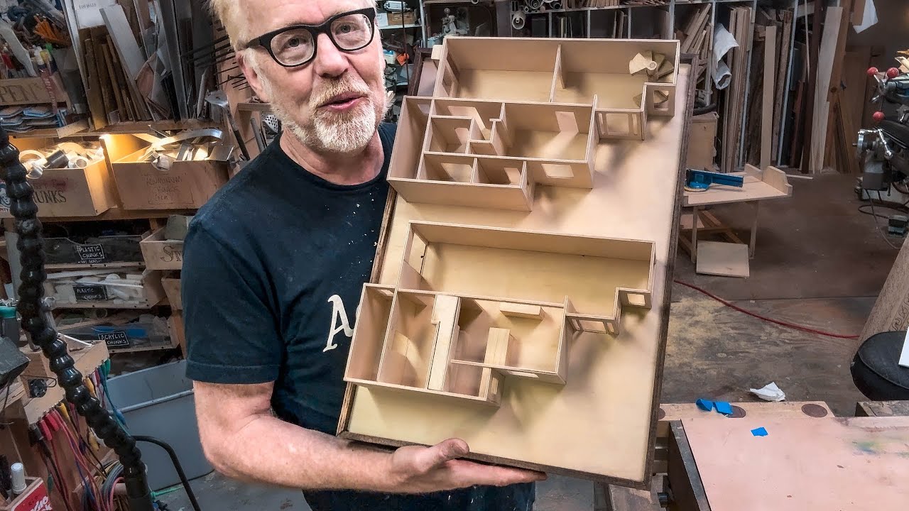 Adam Savage's One Day Builds: Wood Architectural Model!