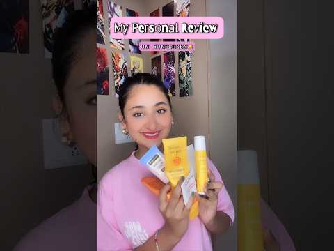 My Personal Review on Sunscreen #minivlog #sunscreen #ytshorts #shorts