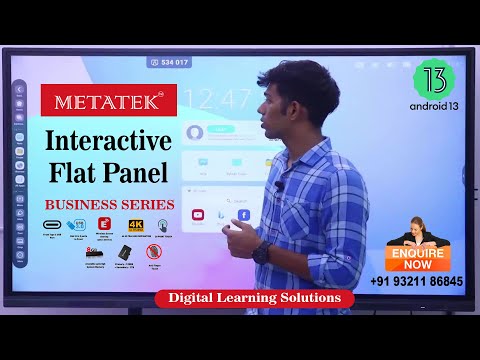 Android  14 version 86 inch   Interactive Flat Panel.