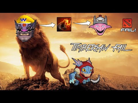 Dota 2 Funny WTF Moments - Timbersaw Fail ! feat. Lion