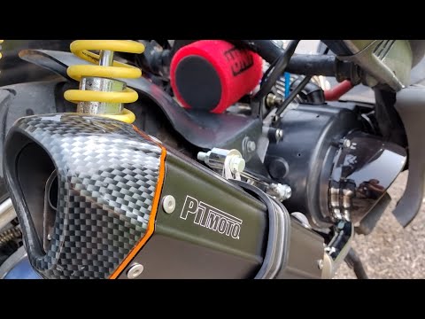 The Scooter Gets a 171cc Big Bore Kit and 28mm Slide Carb from Rolling Wrench/Taida