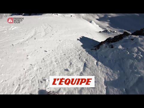 Le run gagnant de Marion Haerty en caméra embarquée à Verbier - Adrénaline - Snowboard freeride