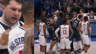 LUKA DONCIC TRIGGERS ENTIRE CLIPPERS TEAM & STARTS SHOCKING FIGHT BREAKS OUT!