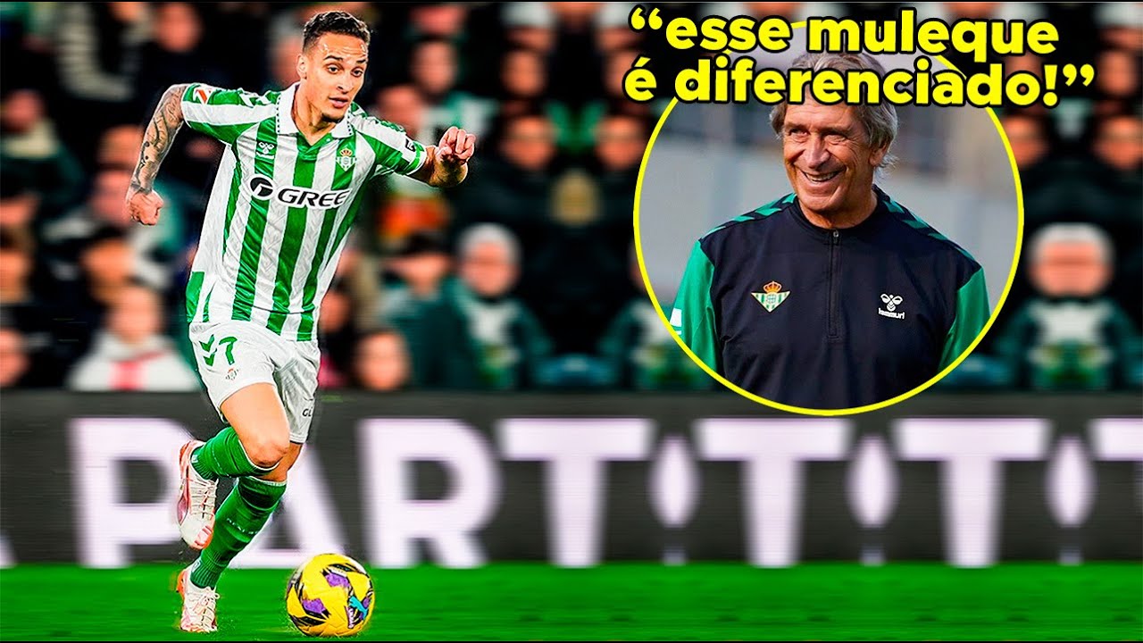 🔥ESTREIA INSANA DO ANTONY NO BETIS! TÉCNICO DO BETIS SE EMPOLGA COM ANTONY QUE FOI MVP NA ESTRÉIA!