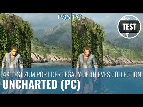 Uncharted - Legacy of Thieves Collection: PC-Port im Test + PS5-Vergleich (4K/60, Review, German)