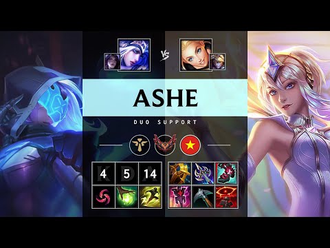 Ashe Support vs Lux - VN Grandmaster Patch 25.07