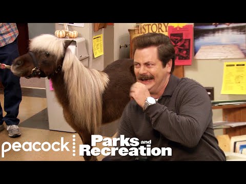 Ron Loves Lil' Sebastian | Parks and Recreation