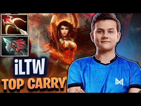 Nigma.iLTW - Lina 7.29 VS 5 MAN PARTY | Dota 2 7.29 Gameplay