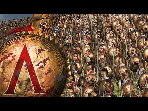 Spartans vs Persians | 15000 warriors |Total War: Rome II Cinematic Battle|
