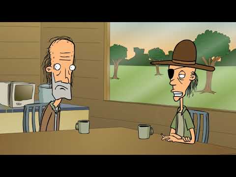 The Walking Dead cartoon parody