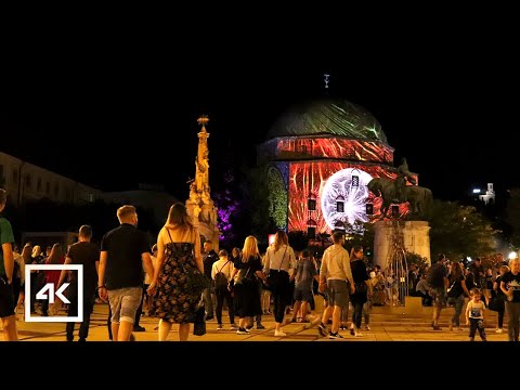 🇭🇺 Pécs, Hungria - Passeio a pé (4K HDR 60fps) Julho de 2022