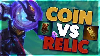 COIN VS RELIC, WHICH IS BETTER?? | THRESH SUPPORT | BunnyFuFuu