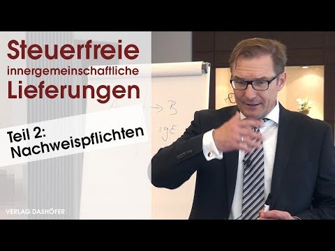 Steuerfreie innergemeinschaftliche Lieferungen: Voraussetzungen und Nachweispflichten (2/2)