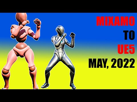 Mixamo Animations to UnrealEngine 5 in A Few Clicks (With Free Mixamo IK Retargeter Plugin)