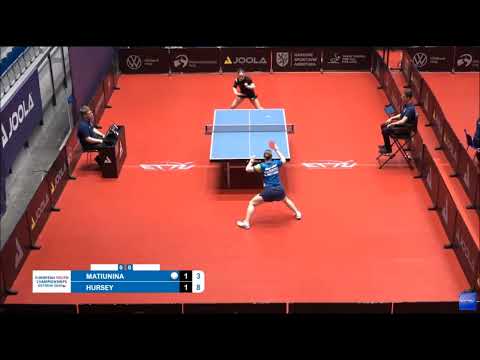 HURSEY Anna vs MATIUNINA Veronika | U19 girls singles final | EYC 2025