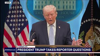 President Donald Trump talks Iran rescue, war | Full speech 