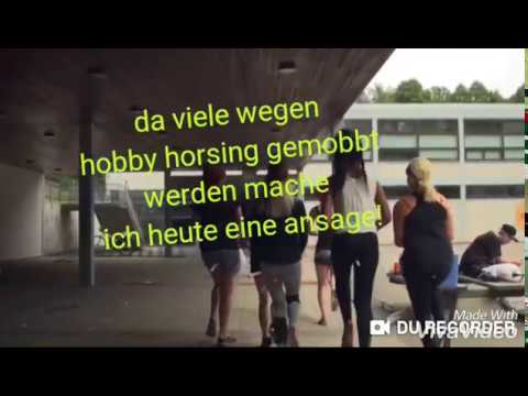 Mobbing wegen hobby horsing?...  mir fehlen die worte😠😣