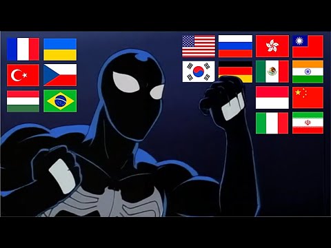 "GET BACK HERE, SHOCKER!" in Different Languages | Spider-Man: The Animated Series (1994)
