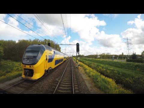 Trein Cabinerit / Lelystad – Schiphol Airport – Rotterdam / VIRM Intercity / April 2017
