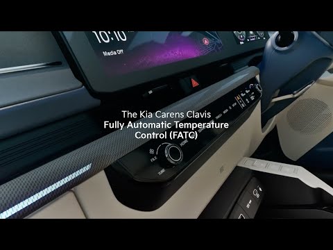 The Kia Carens Clavis | Comfort, without asking twice | Fully Automatic Temperature Control