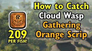 Cloud Wasp - Orange Gathering Scrip fish - FF14 Dawntrail