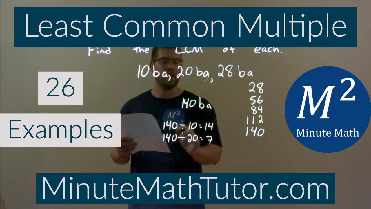 Least Common Multiple | 26 Examples