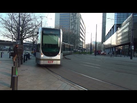 RET Alstom Citadis 2136 tramhalte Rotterdam Centraal