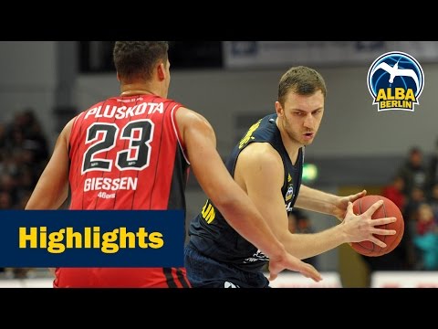 Highlights: Kikanovic führt ALBA zum 80:69 in Gießen