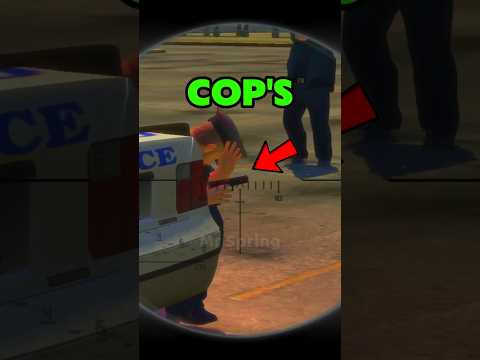 If You SHOOT A Cop's GUN in GTA Games?