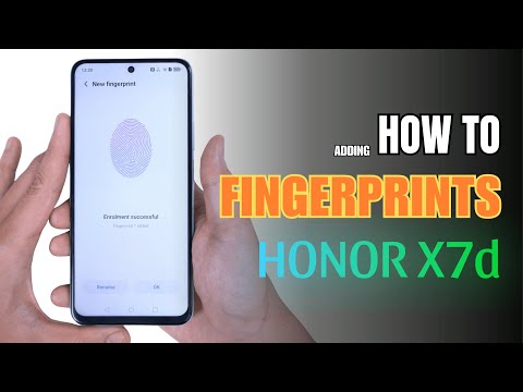 How to enable Fingerprints on Honor X7d