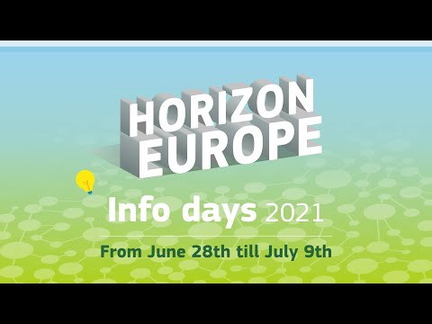 Horizon Europe Info Days 2021 | Cluster 1 | Welcome