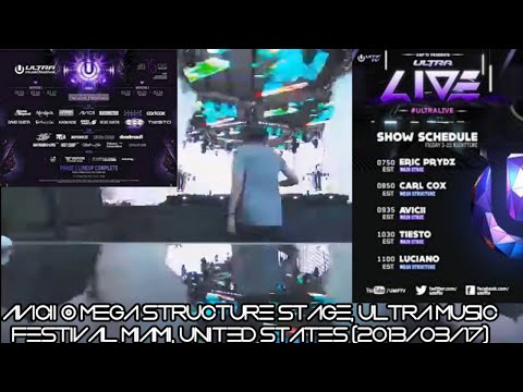 Avicii @ Mega Structure Stage, Ultra Music Festival Miami Weekend 1, WMC, United States (2013/03/17)