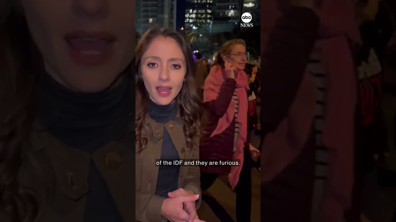 Protest breaks out in Tel Aviv after Israeli hostages mistakenly killed