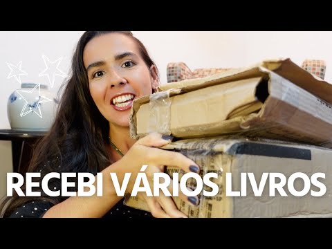 UNBOXING DE RECEBIDOS (LIVROS NOVOS ?) | Ana Carolina Wagner