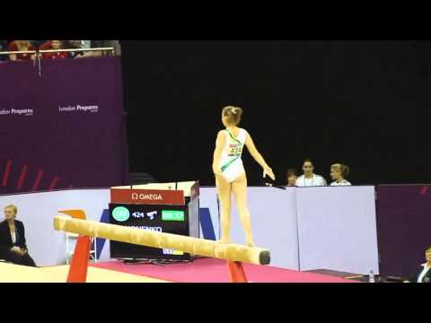 Nataliya Kononenko UKR Beam London 2012 Test Event