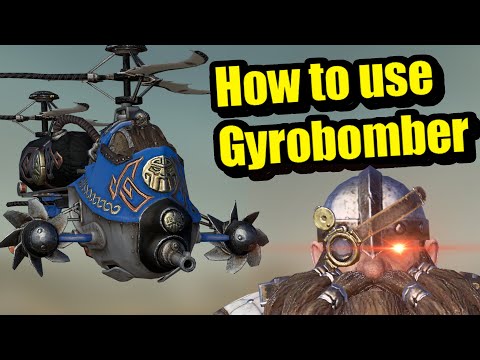 How to use Dwarf Gyrobomber - Total war Warhammer