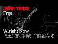 Free ALL RIGHT NOW Backing Track. (Drums & Bass Guitar Only)