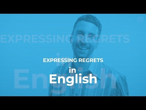 Expressing regrets in English 🇬🇧😭