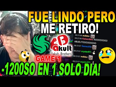 😭ADIOS ABUELITO!😭 BENJAZ TOCA FONDO LUEGO DE PERDER 1200 SO EN 1 SOLO DIA! EL DIA ROJO ACABO CON EL
