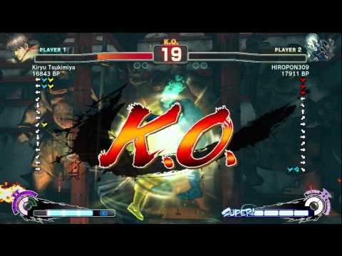 HIROPON309 [Seth] vs Kiryu Tsukimiya [Guy] SSF4 Japanese Online Ranked Matches - TRUE-HD