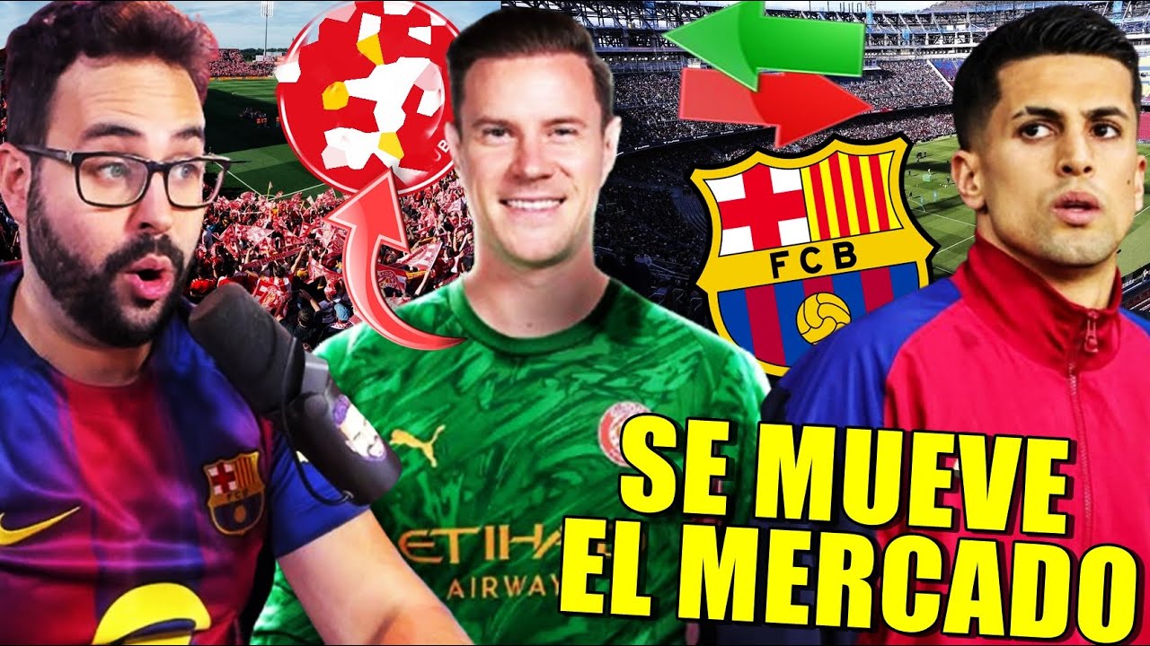 🚨El MERCADO se MUEVE en el BARÇA ¡TER STEGEN YA TIENE DESTINO! - ¿REGRESO de CANCELO?