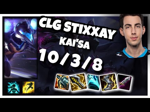 Kai'Sa vs Samira CLG Stixxay BOT (10/3/8) - v11.1