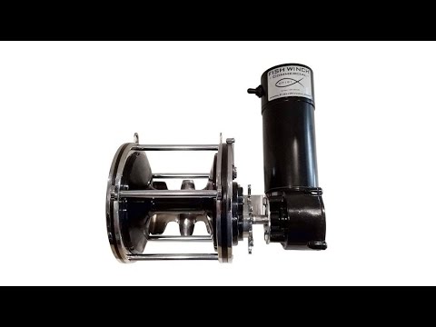 FISH WINCH® Commercial powered Electric Dredge Reel (fits 100+ Penn, Shimano, Avet, & other reels)