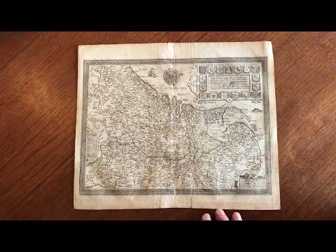 United Provinces Netherlands Belgicarum Belgium c.1612 Blaeu map decorative