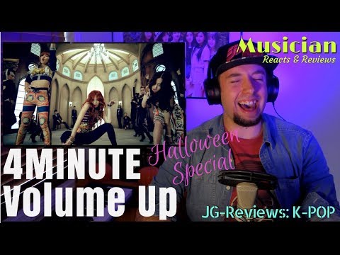 MUSICIAN Reacts & Reviews 4MINUTE - Volume Up | JG-Reviews:K-POP